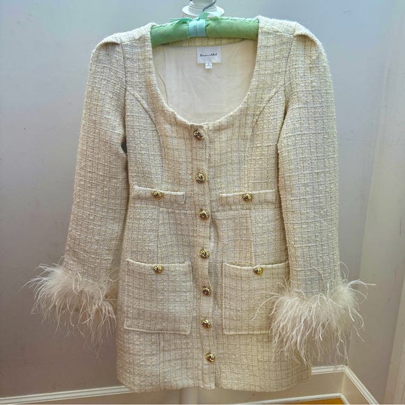 Line & Dot Kinzie Mini Dress in Ivory, size S - Picture 8 of 11